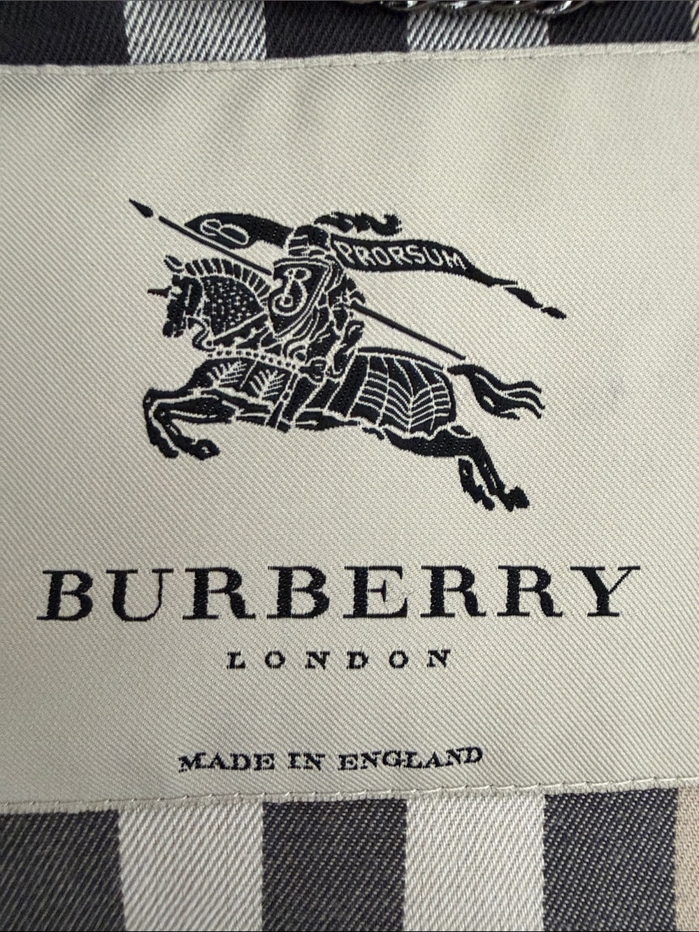 Burberry London Made in England Black Trench Coat Belt US 8 UK 10 - Picture 2 of 12